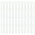 50 Pcs Greenhouse Mulch Nail Camping Tent Peg Ground Nails Wire Staples