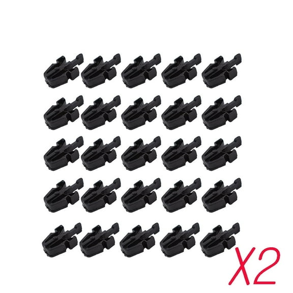 50 Pcs Grill Clips Retainer Interior Trim Panel Grille Fastener Replacement for Toyota 4Runner Pickup RAV4 Tacoma Replace 90467-12040