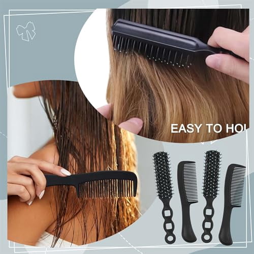 50 Pcs Hair Brush Combs Set in Bulk for Homeless Individually Wrapped ...