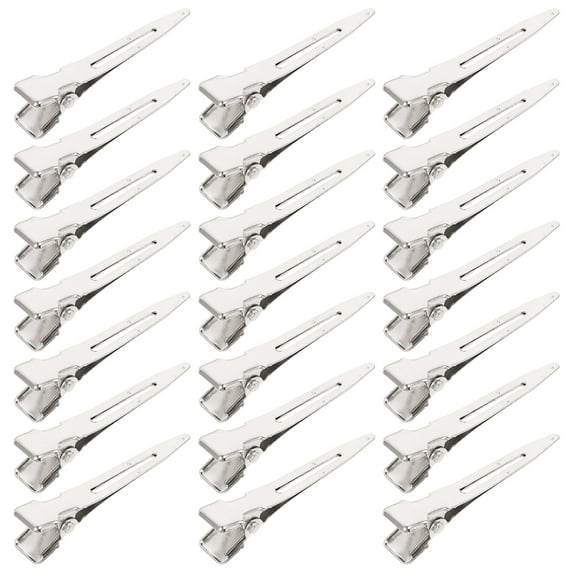 50 Pcs Hair Clips for Dreads Curly Bill Salon Barber Hairpin Accessories Women Plating Alloy Miss