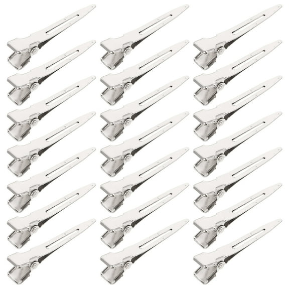 50 Pcs Hair Clips for Dreads Curly Bill Salon Barber Hairpin Accessories Women Plating Alloy Miss