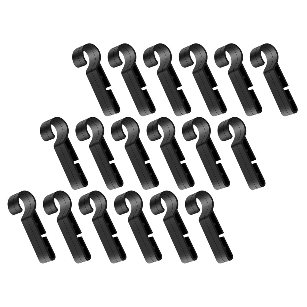 50 Pcs Helmet Headlamp Clip Hard Hat Clips for Work Headlight Hook ...