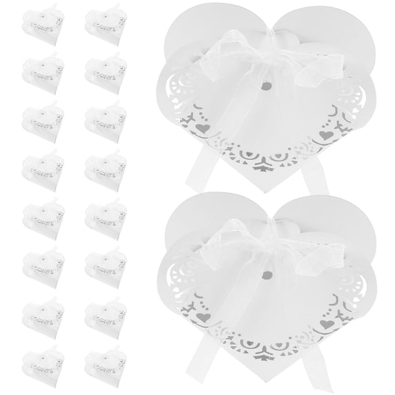 50 Pcs Hollow Carton Gift Candy Boxes Gifts Chocolate Prntatonix Christmas Throws Storage Container Bride