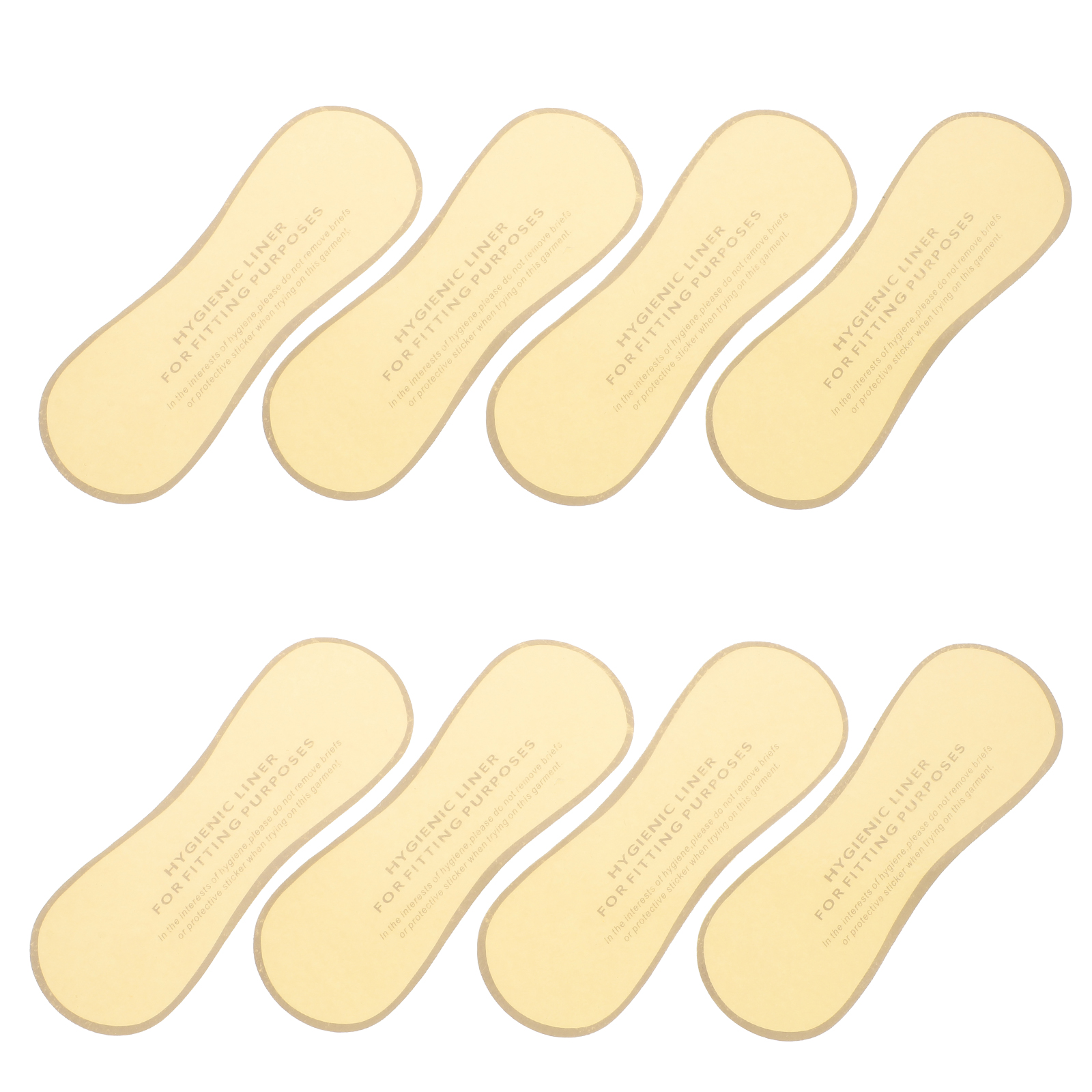 50 Pcs Hygienic Swimsuit Panties Protection Trunks Labels Clear Stickers Thongs Liners