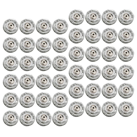 50 Pcs Invisible Hidden Buckle Clothing Replacement Buttons Surcoat Snap Fastener Bag DIY Tool Sew Snaps Women's
