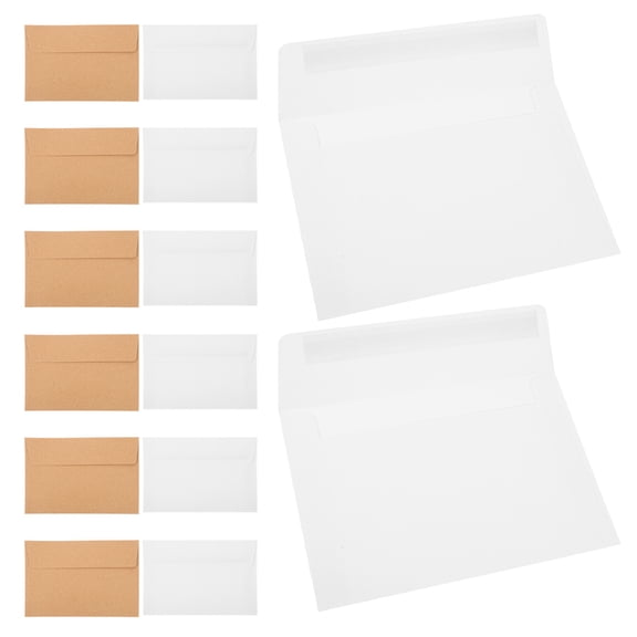 ORDDIART 50Pcs Print Ready Assorted Color Cardstock Envelopes for Party Invitations and Mailing