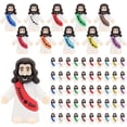 thumbnail image 1 of 50 Pcs Jesus Love You Mini Figures Baby Jesus Figurines in Bulk Tiny Miniature Religious Figures for Hide and Seek, Sunday School, Religious Party Favors, Baptism Gifts, Easter Egg Stuffers, 1 of 8