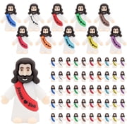 50 Pcs Jesus Love You Mini Figures Baby Jesus Figurines in Bulk Tiny Miniature Religious Figures for Hide and Seek, Sunday School, Religious Party Favors, Baptism Gifts, Easter Egg Stuffers