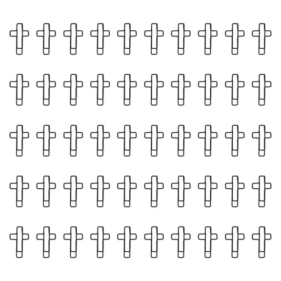 50 Pcs Journal Paper Clips Crosses Shaped Paper Clip Planner Clips Small Bookmarks for Office