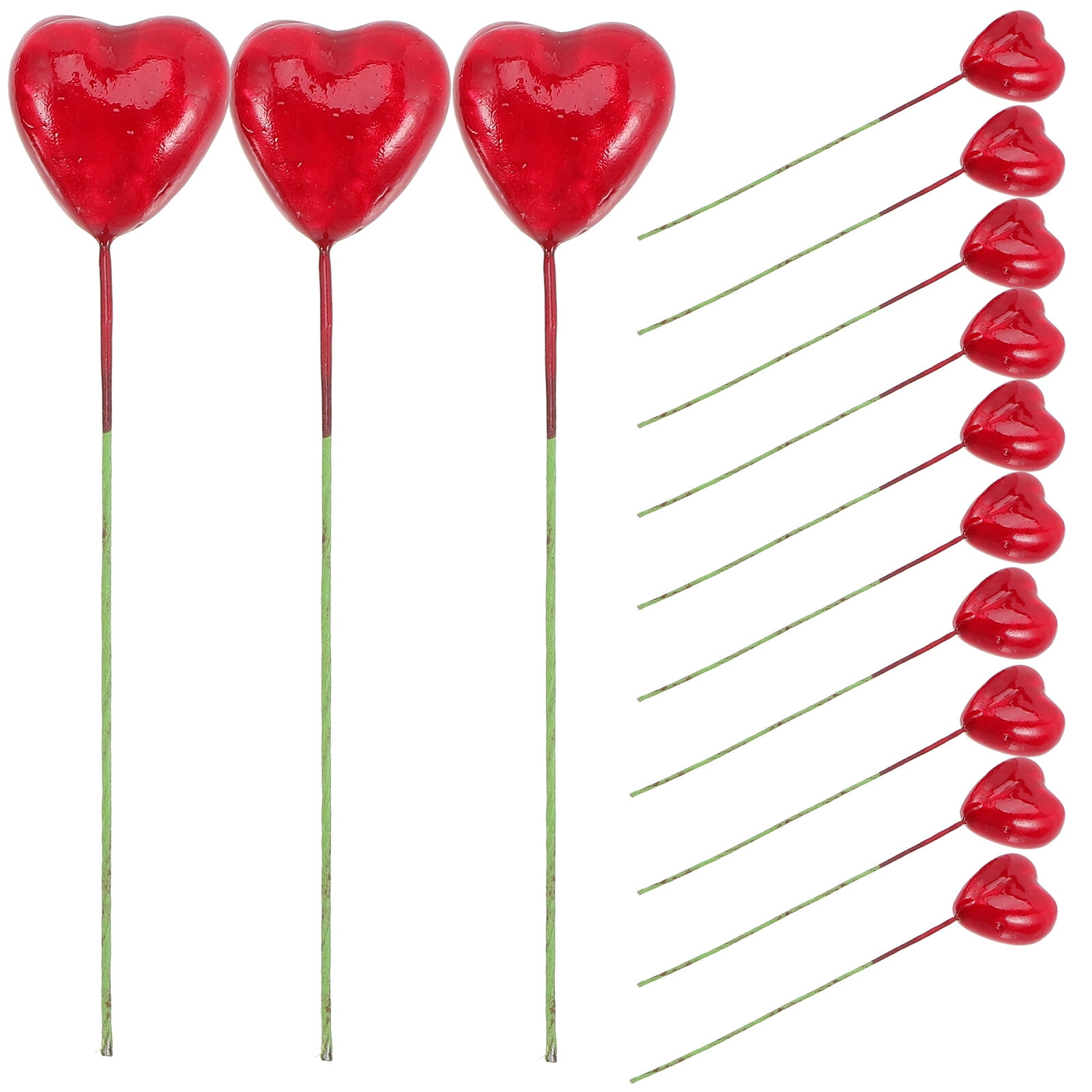 50 Pcs Love Cake Insert Fruitcake Toothpicks Birthday Decorations