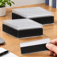 50 Pcs Magnetic Shelf Label Holders, 1.25 x 3 Inches - Walmart.com