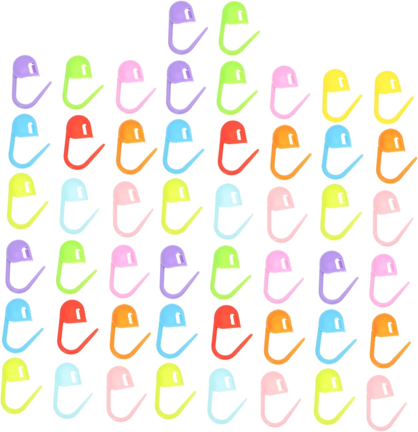 50 Pcs Marker Buckle Marker Buckle Crochet Hook Markers for Crocheting