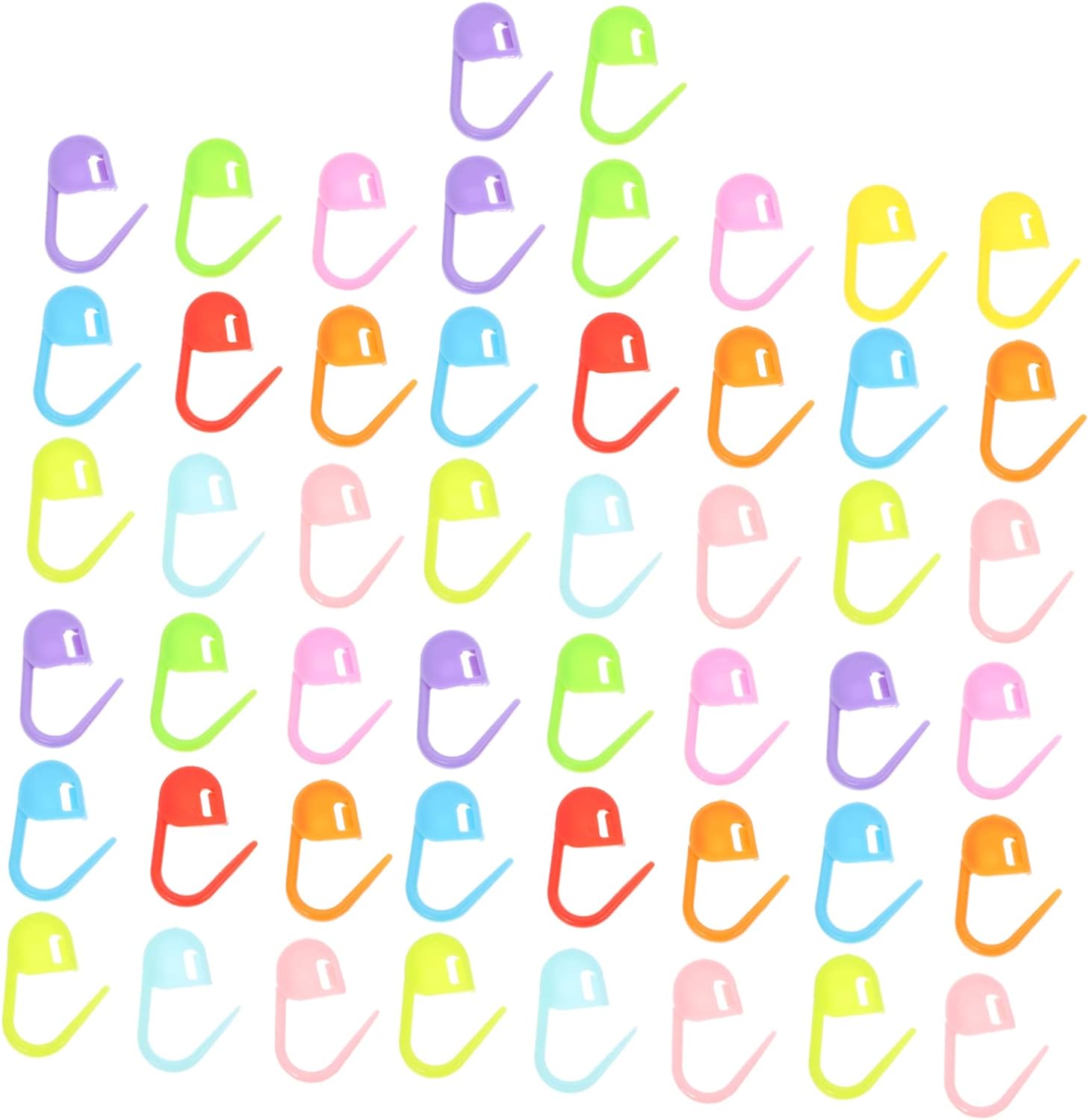 50 Pcs Marker Buckle Marker Buckle Stitch Markers for Crocheting DIY