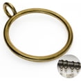 thumbnail image 1 of 50 Pcs Metal Curtain Rings with Eyelets, 1 inch Inner Diameter Drapery Rings Apply for Curtain Rods, Bronze(Fits Up to 3/4-Inch Rod), 1 of 8