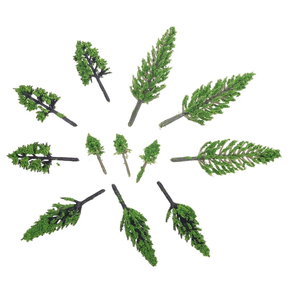 Houderco Miniature Trees For Models Plastic For Model Building Accessories 50Pcs