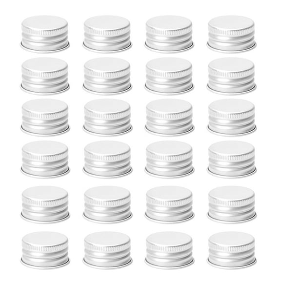 50 Pcs Milk Carton Cap Bottle Tops Transparent Aluminum Travel