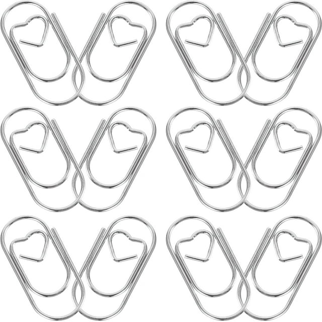 50 Pcs Mini Clip Bookmark Paper Clips Sheet Holders Creative Special-shaped Pin Paper Clip Work Office