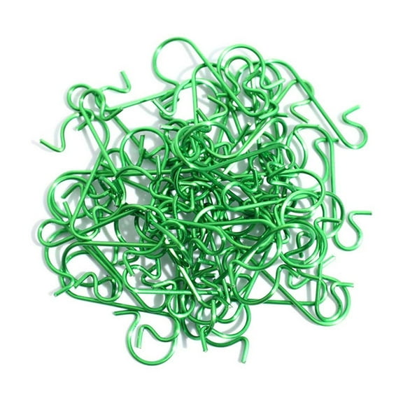 50 Pcs Mini S Hook for Hanging Metal Hanging Hooks S Shaped Iron Wire Hangers Mini Ornament Storage Hangers for Christmas Decor Pot Plant Jewelry Keychain Christmas Accessories