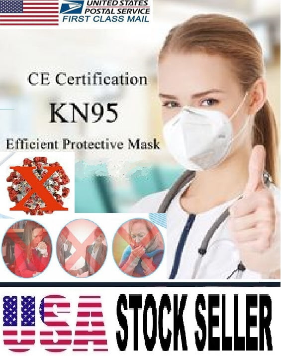 50 Pcs NK95 Face Mask Dental Cover 5 Layers Ear Loop White Color