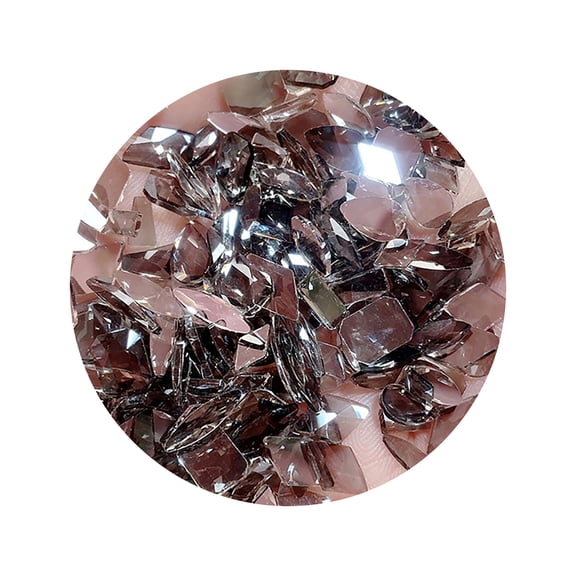 50 Pcs Nail Art Rhinestones Set - Multi Shapes Glass Crystal, 3D Decorations Flat Back Gems, Craft Stones