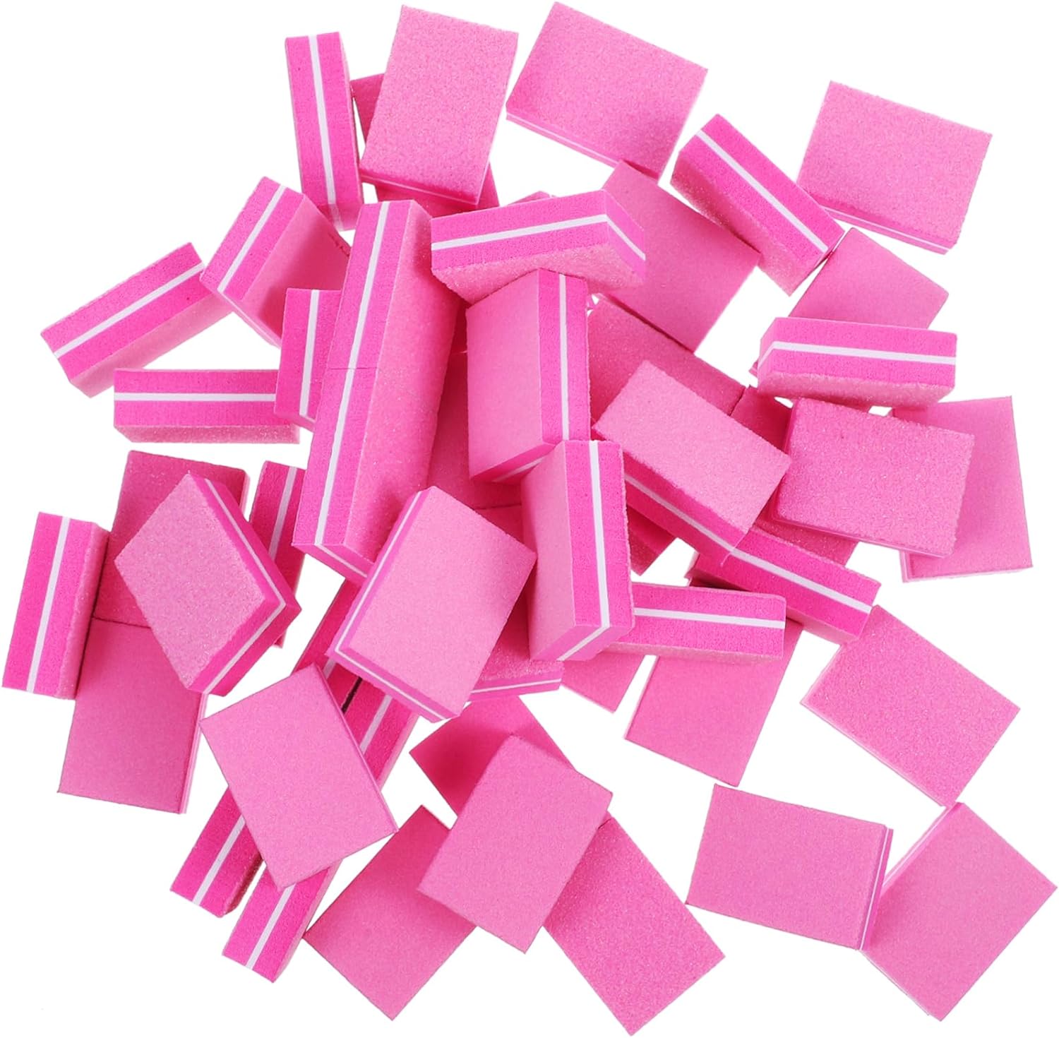 50 Pcs Nail Buffer Block Nail Sanding File Nail File and Mini Nail