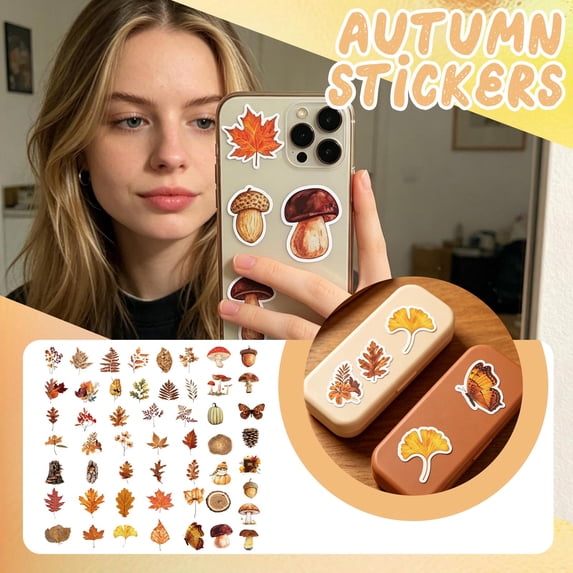 50 Pcs Nature Scenery Sticker Set, PET Waterproof Decals for Journaling, Scrapbooking Stickers for DIY Crafts Home Decor