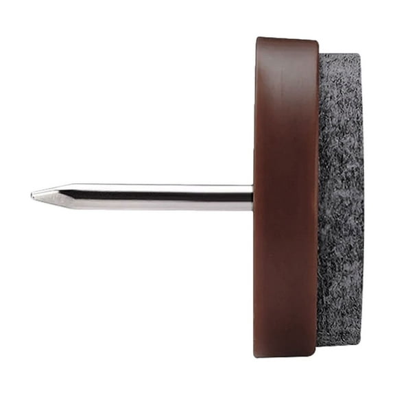 50 Pcs Non-slip Floor Protector Chair Table Furniture Leg Bottom Feet Glides Nail-On Heavy Duty Felt Pads