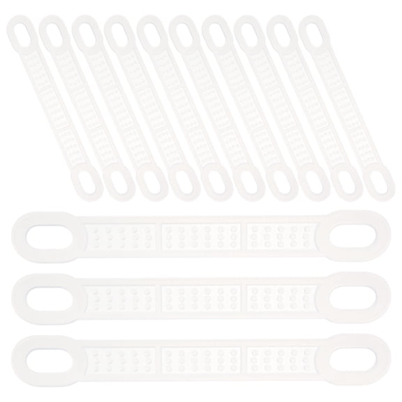 50 Pcs Non-slip Hanger Strip Coat Hangers Clear Hanger Grips Hangers Clips Silicone Hanger Grips Closet Supplies