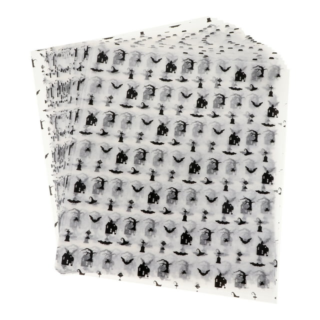 50 Pcs Nougat Paper Biscuits Wrapper Candy Packaging Baking Wax Paper