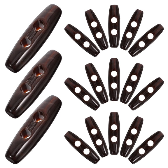 50 Pcs Olive Buckle Acrylic Horn Button Acrylic Toggle Buckles Knots Buttons Closure Toggle Closure Buttons Child