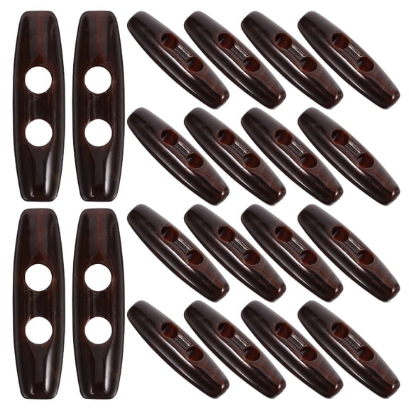 50 Pcs Olive Buckle Horn Button Clothing Acrylic Buttons Replacement Toggle Buttons Toggle Closure Buttons Child