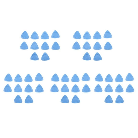 50 Pcs Opening Pry Tool for Cell Phone Mobile Phone Screen Case LCD PDA Laptop Repair /Guitar Pick Light Blue
