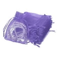thumbnail image 1 of Uxcell 50 Count Organza Gift Bags, Wedding Favor Bag for Party Light Purple, 1 of 7