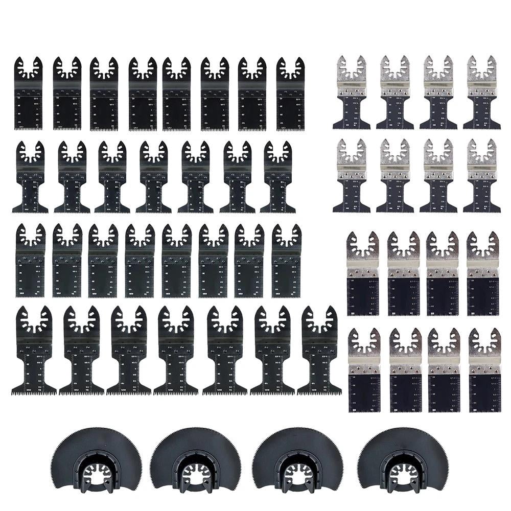Multiple Blade Plows 50 Pcs Oscillating Multi-Tool Blades, Universal Cutting Saw for Metal ...