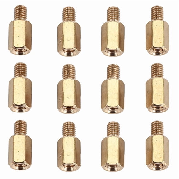 50 Pcs PC PCB Motherboard Brass Standoff Hexagonal Spacer M3 7+4mm,50 Pcs x Standoff Hexagonal Spacer,Gold