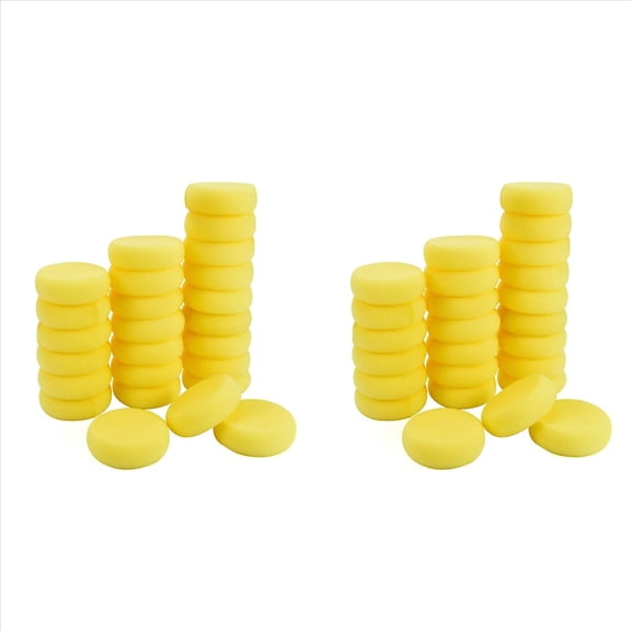50 Pcs Painting Sponge, Artist Sponge for Watercolor, Crafts, Pottery, Clay, Ceramics, Face & Household Use