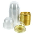 thumbnail image 1 of 50 Pcs Pastry Packaging Box Cake Container With Lids Moon Dome Boxes Professional Baking Paper Cups Single Cupcake Holders, 1 of 6