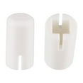 thumbnail image 1 of 50 Pcs Plastic 5x9mm Pushbutton Tactile Switch Caps Cover Keycaps White for 6x6x7.3mm Tact Switch, 1 of 3