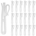 thumbnail image 1 of 50 Pcs Plastic Curtain Hooks, Adjustable Pinch Pleat Hooks, Ratchet System Pinch Pleat Curtain Hooks for Window Curtain, Door Curtain and Shower Curtain (0.94/3.35inch), 1 of 5