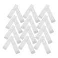 thumbnail image 1 of FESTFENDS Sofa Hinges Protector Rectangular White Plastic 50Pcs 3.5X0.8X0.4In, 1 of 6