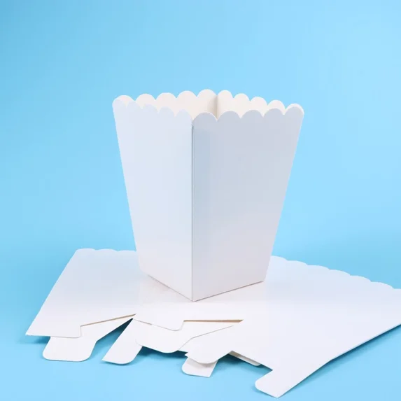 50 Pcs Popcorn Box Party Snack Boxes Small Cups Travel Cardboard Tub