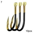 thumbnail image 1 of 50 Pcs Premium Iron Barbed Fishing Hooks, Outdoor Tackle Accessories for Freshwater Saltwater, 15 Sizes Available, 1 of 8