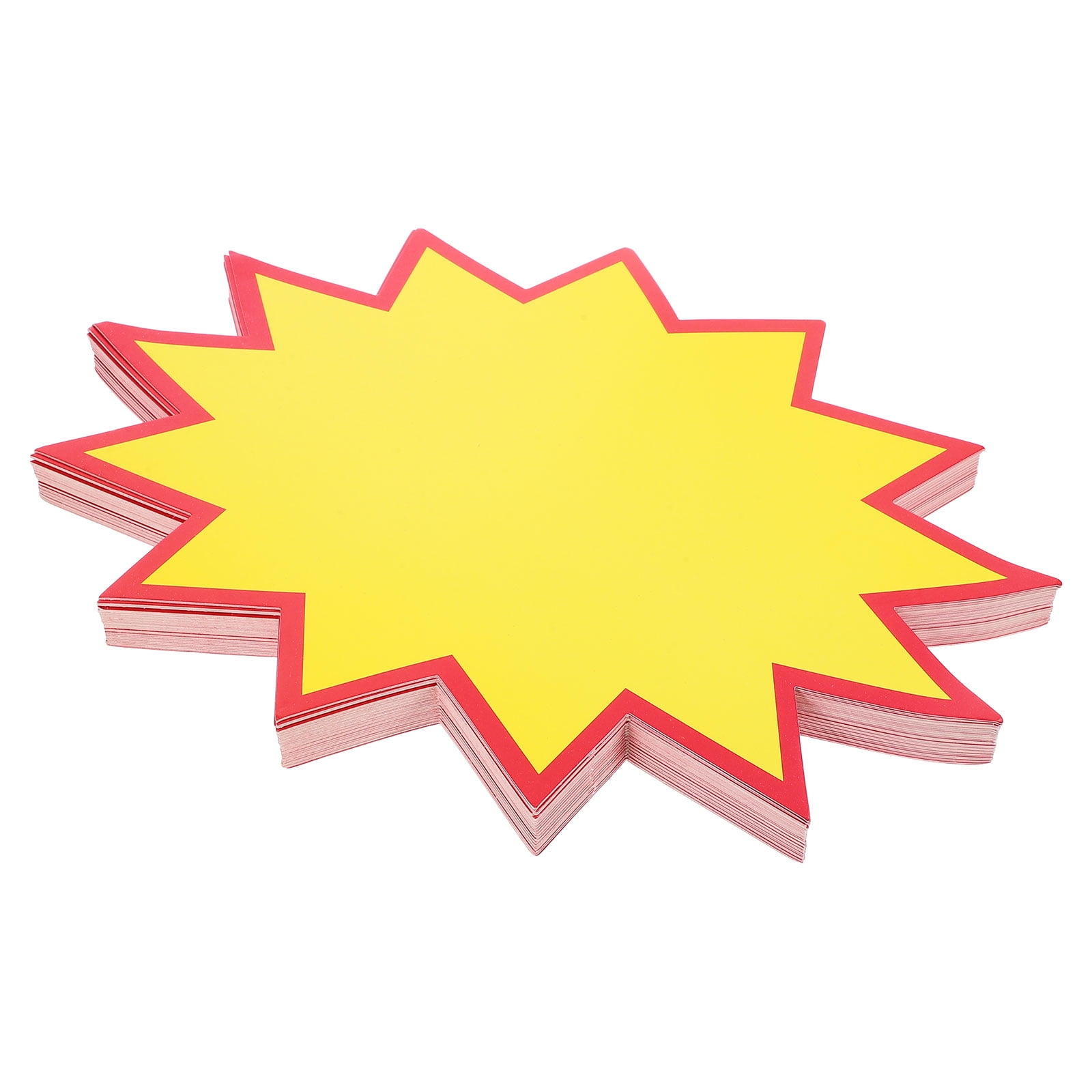 50 Pcs Price Tag Retail Sale Signs Flyer Explosive Sign Price Burst ...