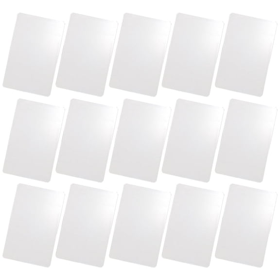 50 Pcs Printer Event Supplies Thank You Card Thanks Giving DIY Craft Tag Hanging Paper Drawing Prop Blank Plastic