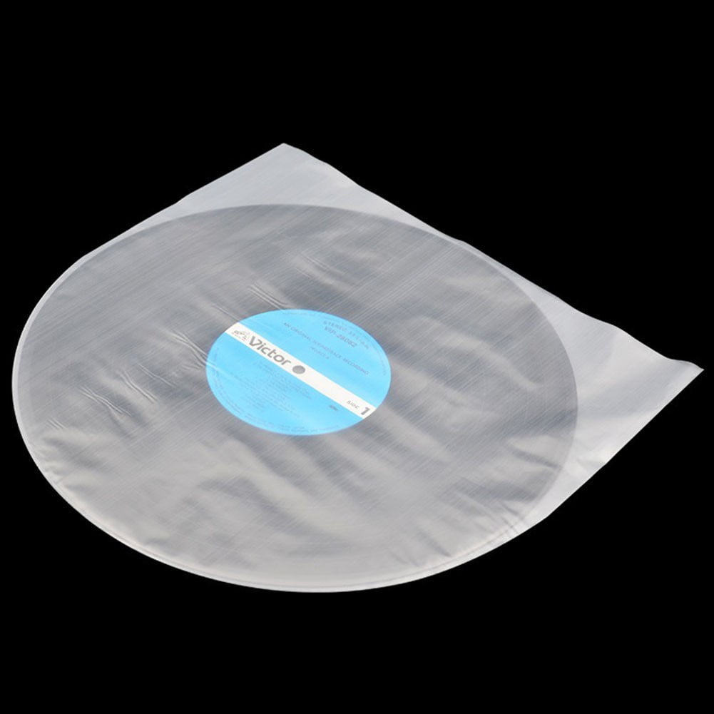 50 Pcs Protecter Bag 12/10/7 Inch Clear Vinyl Records Protecter LP Bag