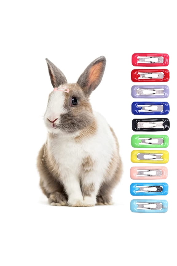 50 Pcs Puppy Cat Dog Hair Clips 0.8" Pet Hair Barrettes Hair Pins Multicolor Dog Topknot Bows Dog Grooming Bows Pet Supplies Dog Bows Dog Hair Accessories for Dogs