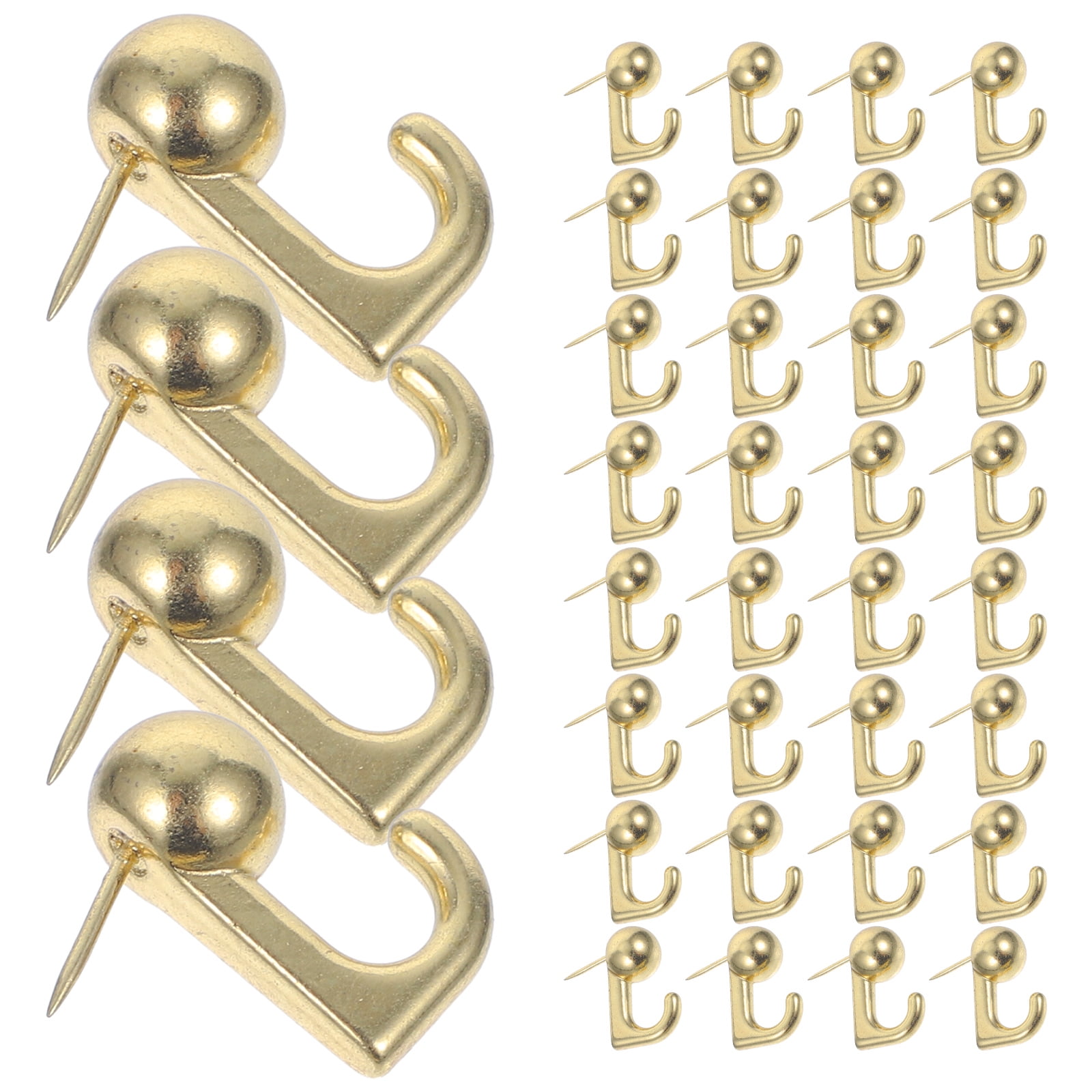50 Pcs Push Pin Hanger Pins Decor Heavy Duty Clothes Hanger Wall Tacks