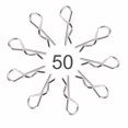 thumbnail image 1 of 50 Pcs RC Accessories R Type Body Clip Pin For 1/10 1/12 1/16 Scale Remote Control Car Shell, R Body Clip, Body Pin, 1 of 8