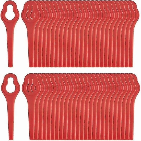 50 Pcs Replacement Blades Compatible with Ferrex Aldi Cordless Edge Trimmer Accessories