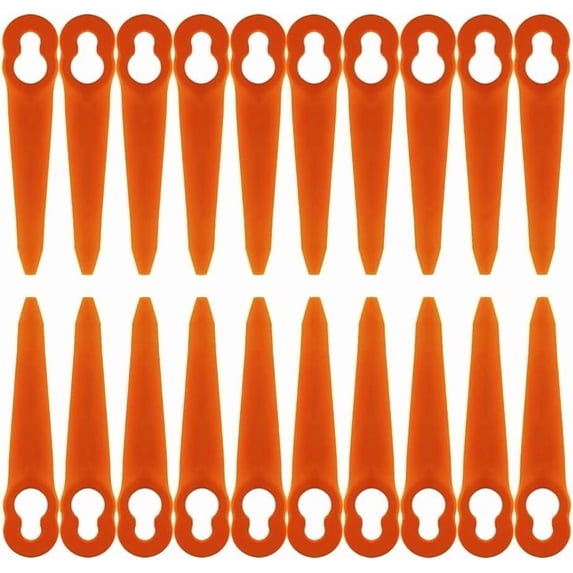 50 Pcs Replacement Plastic Blades Compatible with STIHL Polycut 2-2